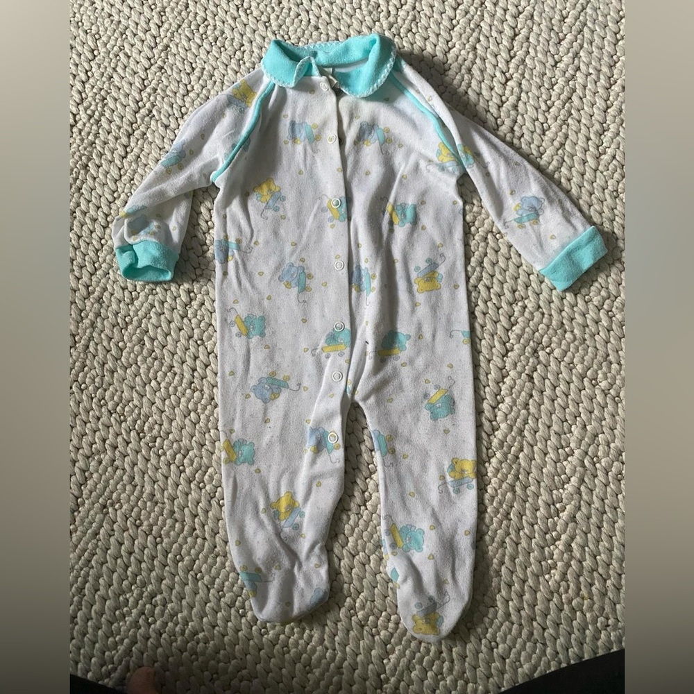 Vintage Babygro Bear Pajamas